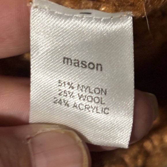 Mason Camel turtle Neck Sweater knit designer large #cottage core #knit - Picture 13 of 14